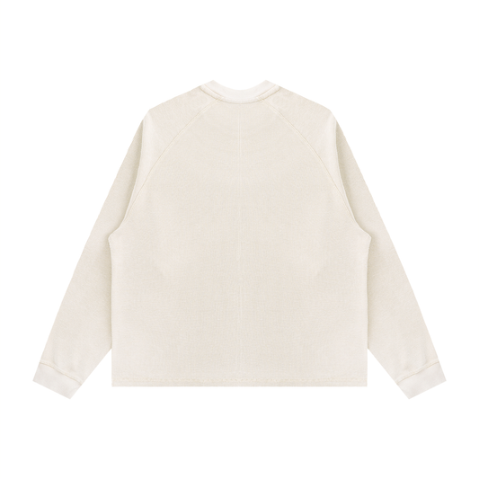 Unisex Vintage Wash Boxy  Waffle T-Shirt